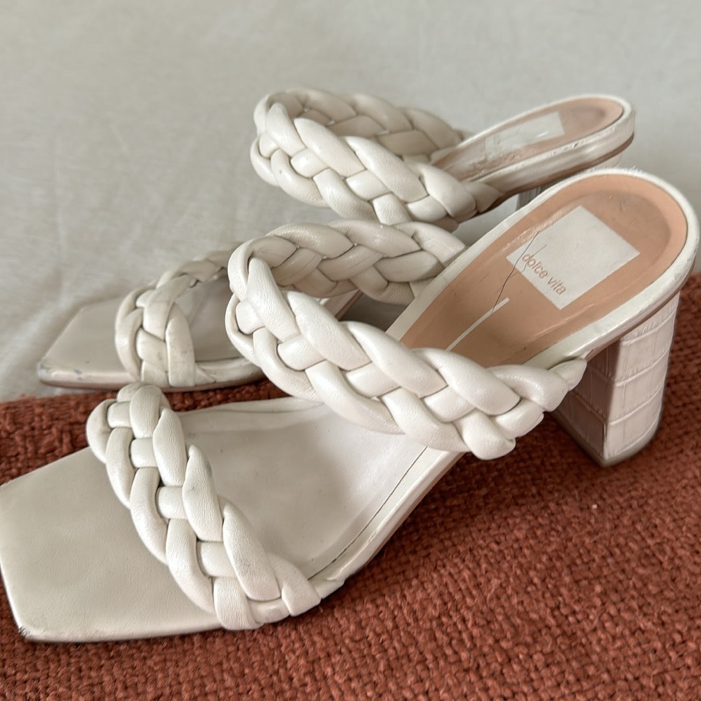 Dolce Vita Pailey Heels, Ivory Stella - Size 8.5 - Picture 5 of 7